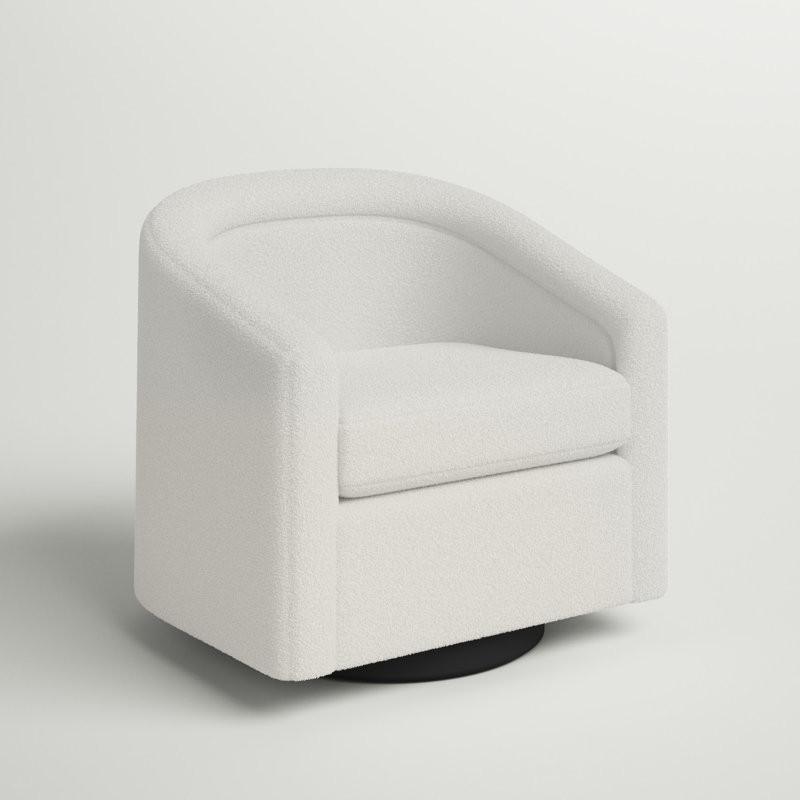 Sand & Stable Kiersten Upholstered Swivel Barrel Chair & Reviews Wayfair